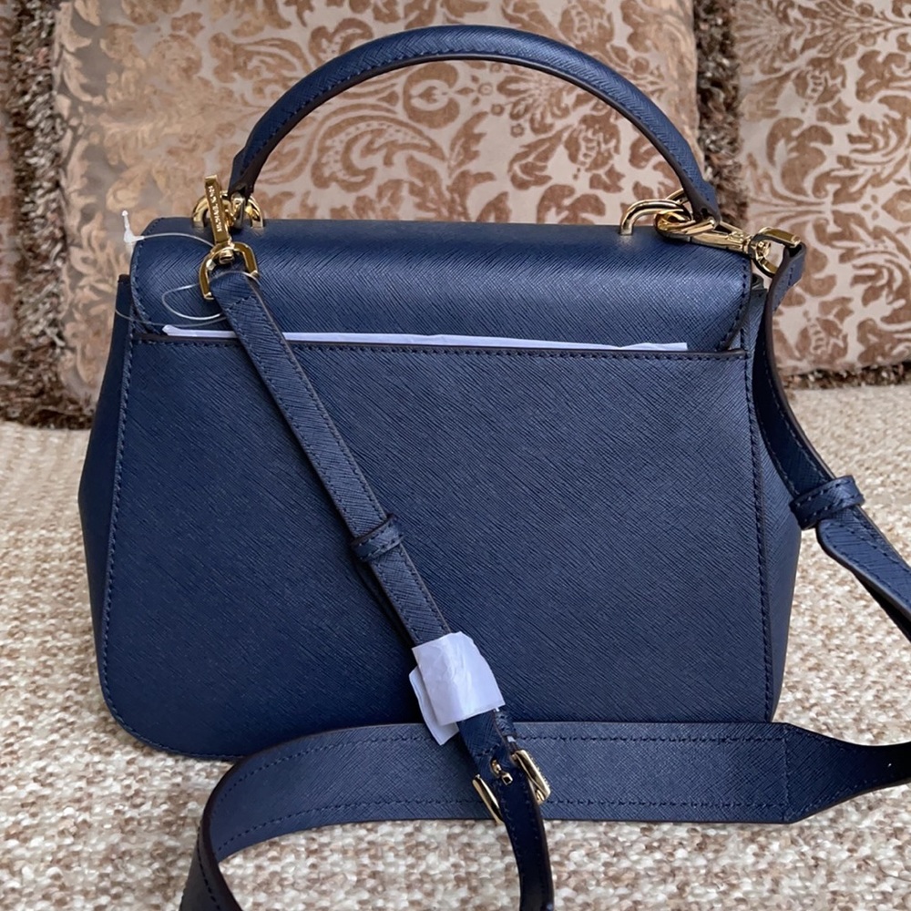 Michael Kors Bridgette MD TH Messenger Navy - Picture 7 of 16